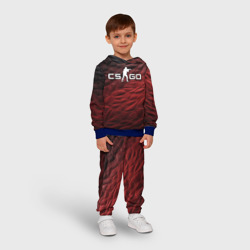 Детский костюм с толстовкой 3D CS GO Dark red - фото 2