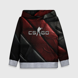 Детская толстовка 3D CS GO dark  red texture