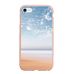 песчаный пляж и красивое небо  – Чехол для iPhone 6Plus/6S Plus матовый с принтом купить