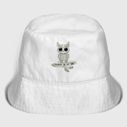 Мужская панама хлопок Серебряная сова на кольце