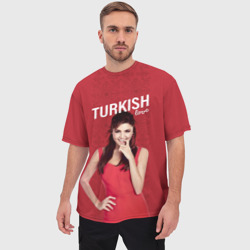Мужская футболка oversize 3D Постучись в мою дверь: турецкая любовь - фото 2