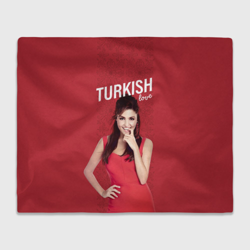 Плед 3D Постучись в мою дверь: турецкая любовь, цвет 3D (велсофт)