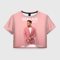 Женская футболка Crop-top 3D Постучись в мою дверь: Серкан