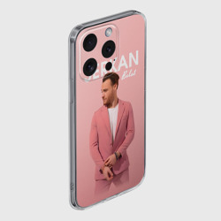 Чехол для iPhone 15 Pro силиконовый с защитой камеры Постучись в мою дверь: Серкан - фото 2