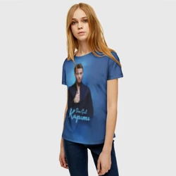 Женская футболка 3D Постучись в мою дверь: Серкан Болат - фото 2