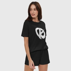 Женская пижама с шортиками хлопок Karmine Corp - фото 2