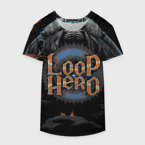 Накидка на куртку 3D Герой и Лич - Loop hero, цвет 3D печать - фото 4