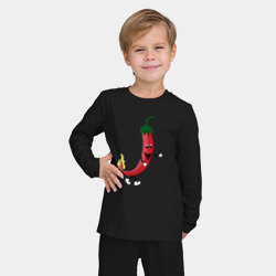 Детская пижама с лонгсливом хлопок Крутой мексиканский перец с огоньком - фото 2