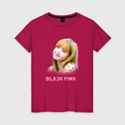 Женская футболка хлопок Lisa Blackpink