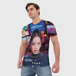 Мужская футболка 3D Jisoo Blackpink - фото 2