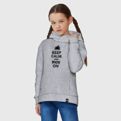 Детское худи Oversize хлопок Keep calm and ride on - фото 2