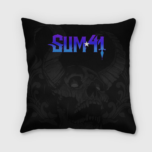 Подушка 3D Sum41 horns skull - фото 2