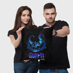 Подушка 3D Sum41 horns skull - фото 2