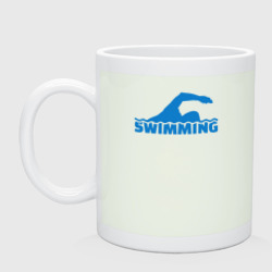 Кружка керамическая Swimming sport