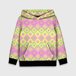 Детская толстовка 3D Pink yellow style