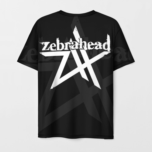 Мужская футболка 3D Zebrahead - logo, цвет 3D печать - фото 2