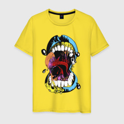 Мужская футболка хлопок Screaming mouth