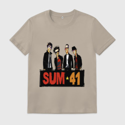 Мужская футболка хлопок Sum41 team