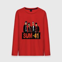 Мужской лонгслив хлопок Sum41 team