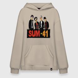 Худи SuperOversize хлопок Sum41 team