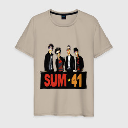 Sum41 team – Мужская футболка хлопок с принтом купить со скидкой в -20%