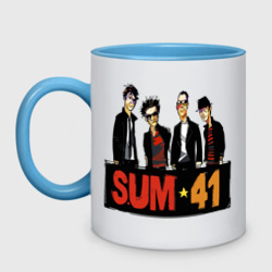 Кружка двухцветная Sum41 team