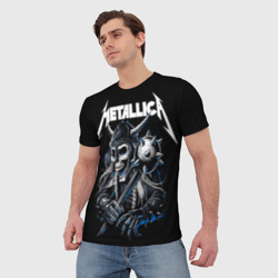 Мужская футболка 3D Metallica - warrior - фото 2