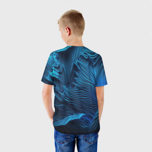 Детская футболка 3D CS GO ice logo, цвет 3D печать - фото 4