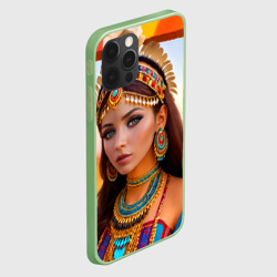 Чехол для iPhone 12 Pro Max Индейская девушка в каньоне - фото 2