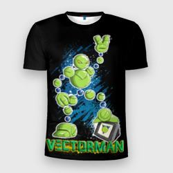 Мужская футболка 3D Slim Vectorman