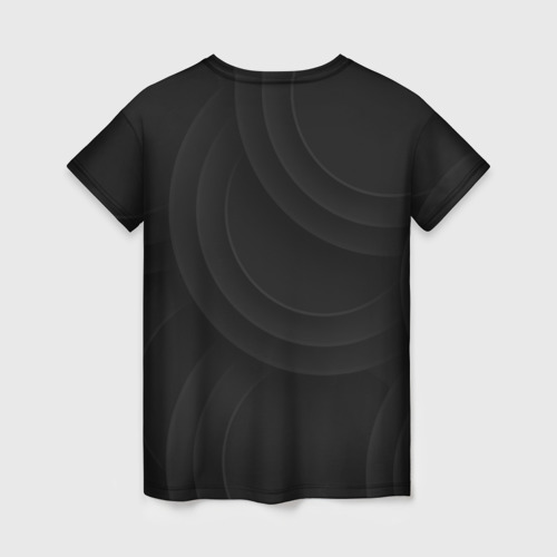 Женская футболка 3D Объемный паттерн c кругами, цвет 3D печать - фото 2