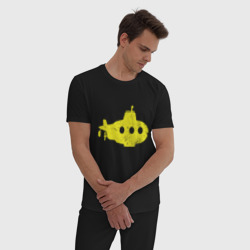 Мужская пижама хлопок Желтая подводная лодка - фото 2