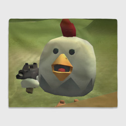 Плед 3D Chicken Gun курица
