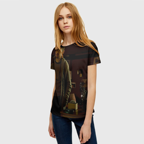 Женская футболка 3D с принтом Синистер Эллисон, фото на моделе #1