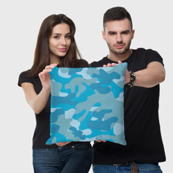 Подушка 3D Камуфляж военный синий - фото 2