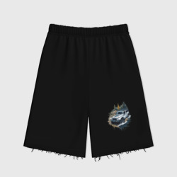Женские шорты oversize футер хлопок На джипе по России