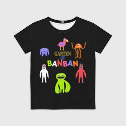 Детская футболка 3D Детский сад Банбана персонажи