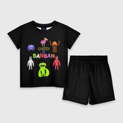 Детский костюм с шортами 3D Детский сад Банбана персонажи