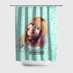 Штора 3D для ванной Blackpink Lisa