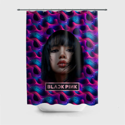 Штора 3D для ванной Blackpink Lalisa