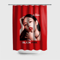 Штора 3D для ванной Blackpink Beautiful Jennie