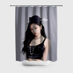 Штора 3D для ванной Blackpink Lady Jennie Kim