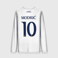 Мужской лонгслив 3D Лука Модрич Реал Мадрид форма 23-24 домашняя