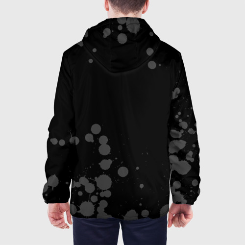 Мужская куртка 3D FNAF glitch на темном фоне: надпись, символ, цвет 3D печать - фото 5