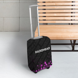 Чехол для чемодана 3D Radiohead rock Legends: символ сверху - фото 2