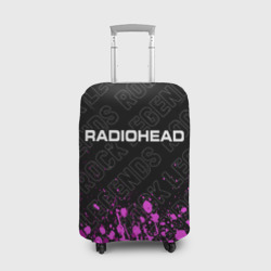 Чехол для чемодана 3D Radiohead rock Legends: символ сверху