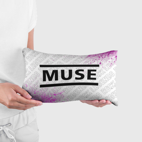 Подушка 3D антистресс Muse rock Legends: надпись и символ - фото 3