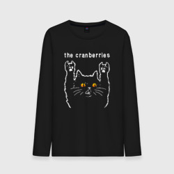 Мужской лонгслив хлопок The Cranberries rock cat