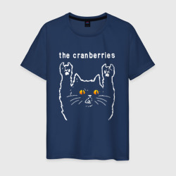 Мужская футболка хлопок The Cranberries rock cat