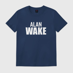 Мужская футболка хлопок Alan Wake logo